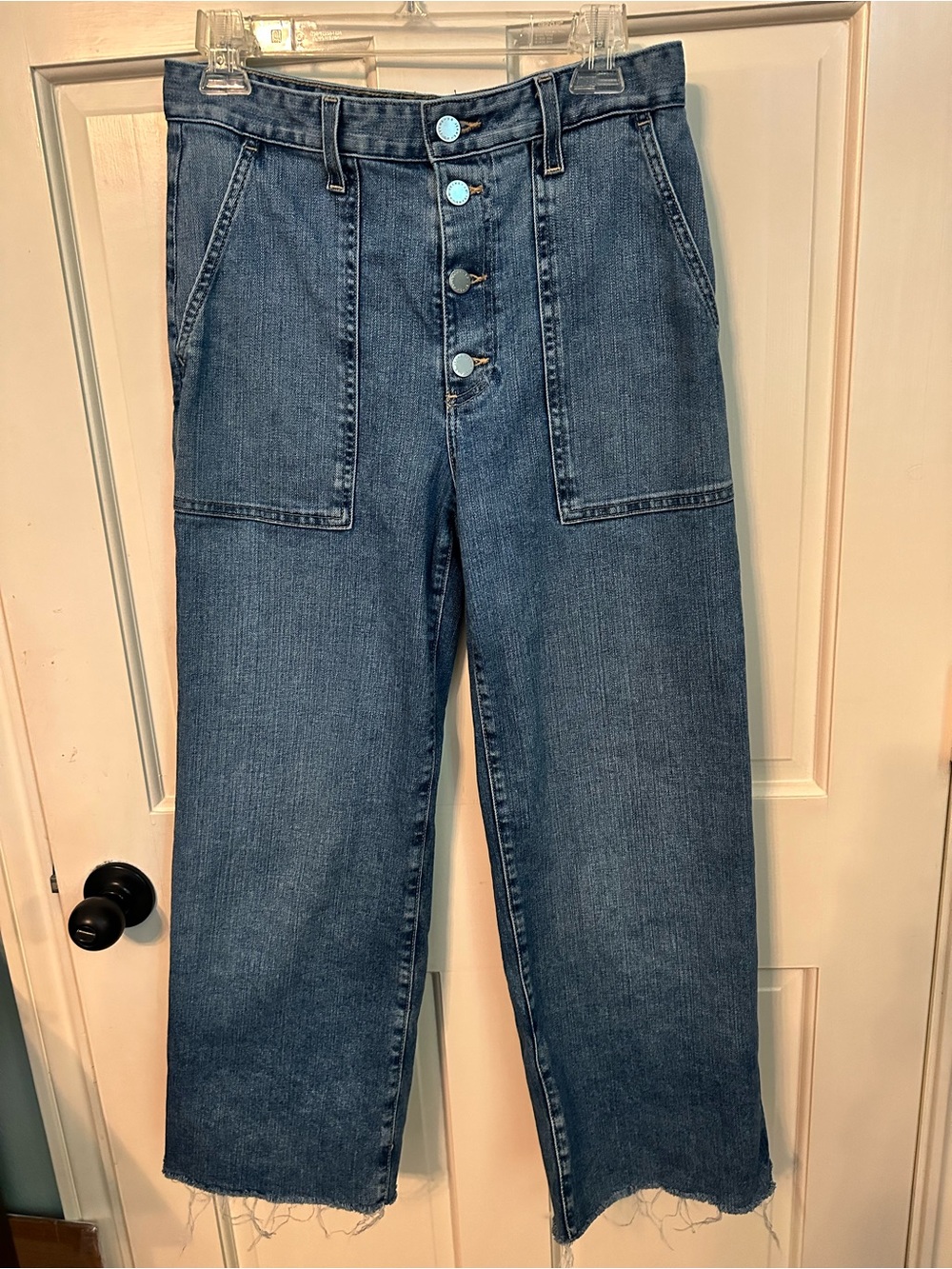 Women’s High-Rise Wide-Leg AG Denim Jeans - Blue